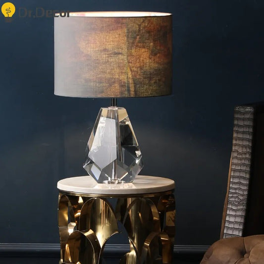 Modern Luxury Crystal LED Table Lamp Nordic Table Lights Lighting Bedroom Decor Bedside Cafe Living Room Desk Lamps Luminaries