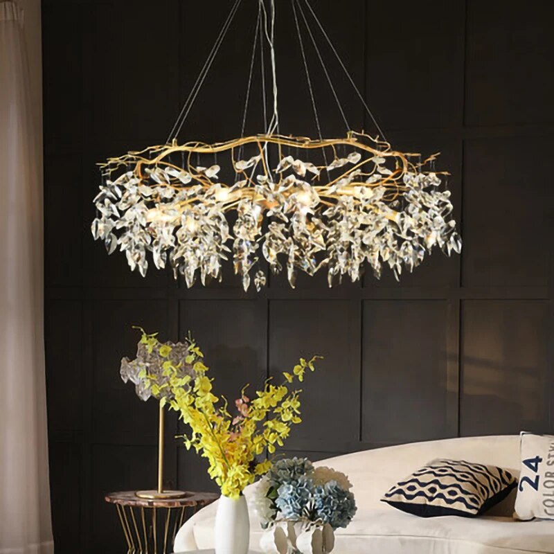 Art deco Chandelier Modern luxury Chandelier living room Decorative large crystal chandeliers lighting bedeoom light fixtures