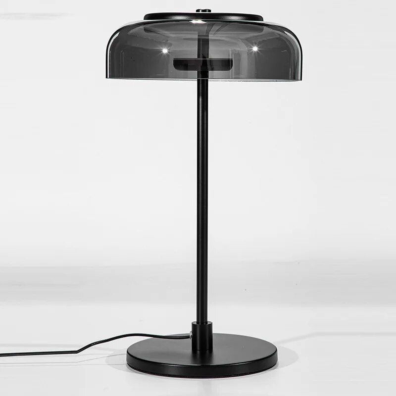 Modern Luxury Glass Desk Lamp Designer Simple and Creative Light for Living Room Bedroom Bedside Model Room Decor Table Lamps