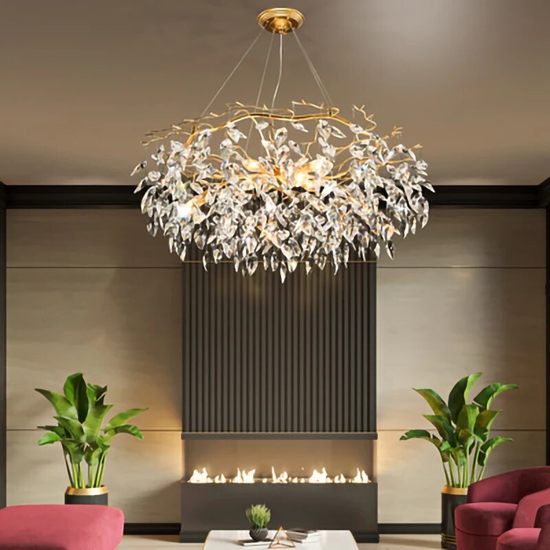 Art deco Chandelier Modern luxury Chandelier living room Decorative large crystal chandeliers lighting bedeoom light fixtures