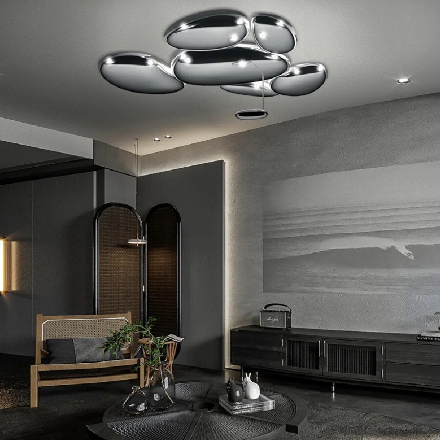 Modern Suspension LED Ceiling Lamp Artwork Indoor Lamparas De Techo Luxury Chandeliers 2022 New Trend For Home Decor