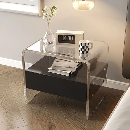 Small Smart Bedside Table Bedroom Salon Garden Coffee Nightstand Bedside Table Modern Luxury Muebles Space Saving Furniture